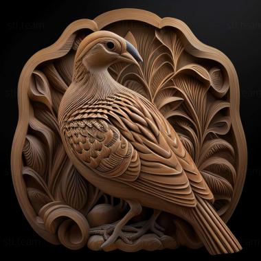 3D model partridge (STL)